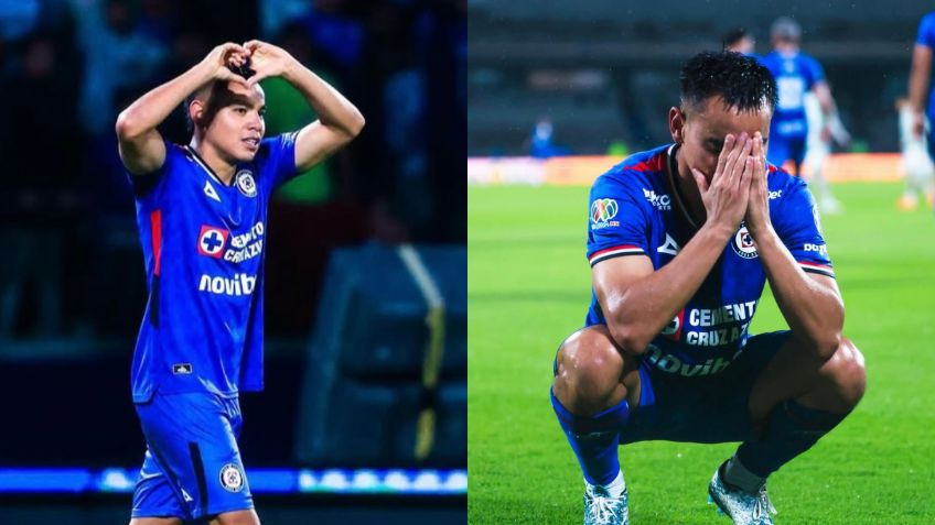 Charly Rodríguez rompe en llanto tras doblete con Cruz Azul por la muerte de su abuelita | VIDEO