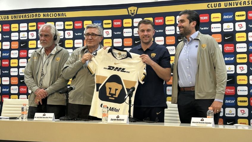 Aaron Ramsey, el nuevo 10 de Pumas, emocionado por llegar a la Liga MX: “Estoy en buen momento”