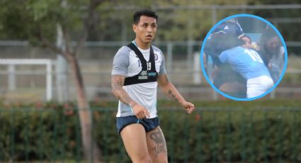 Yoshimar Yotún, ex de Cruz Azul, anota y celebra con su familia en la tribuna tras lesión | VIDEO