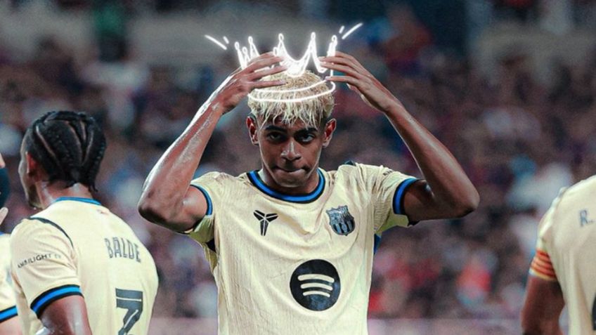 Lamine Yamal rinde tributo a Kobe Bryant y se estrena como nuevo '10' del Barcelona | VIDEO