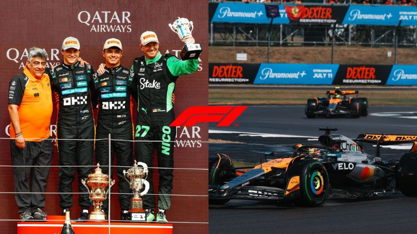 F1: Lando Norris gana en casa el GP de Gran Bretaña y acorta puntos en el campeonato ante Piastri