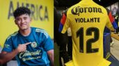 Foto ilustrativa de la nota titulada: Club América: Isaías Violante y la emotiva razón por la que utiliza el dorsal 12 en la Liga MX