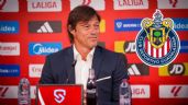 Foto ilustrativa de la nota titulada: Matías Almeyda elogia a Chivas durante su presentación en Sevilla: “Le tengo un cariño grande”