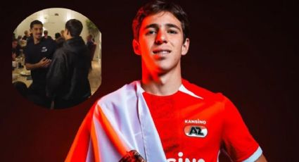 AZ Alkmaar recibe a Mateo Chávez con emotiva bienvenida tras ganar la Copa Oro | VIDEO