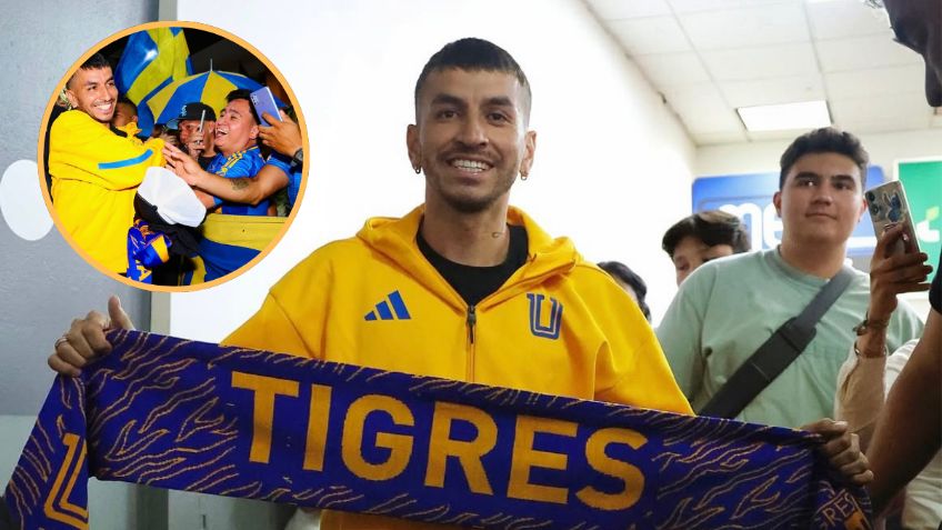 Ángel Correa desata la locura de los fans de Tigres a su llegada: "no lo esperaba" | VIDEO