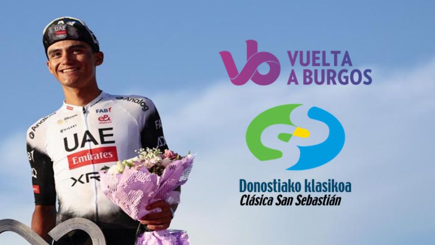 Isaac del Toro estará en la Clásica de San Sebastián y la Vuelta a Burgos; ¿cuándo son las carreras?