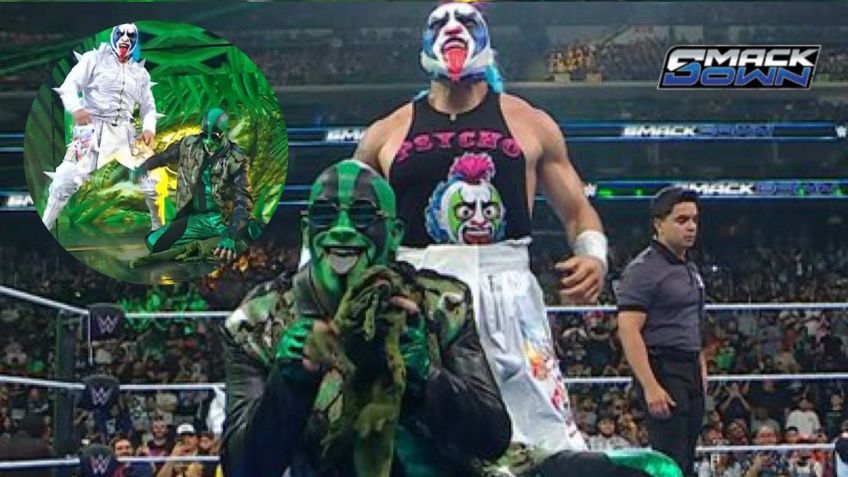 Mr. Iguana y Psycho Clown hicieron su debut en WWE SmackDown ante Los Garza | VIDEO