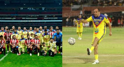 Cuauhtémoc Blanco se luce con GOLAZO en partido de leyendas América vs Chivas | VIDEO