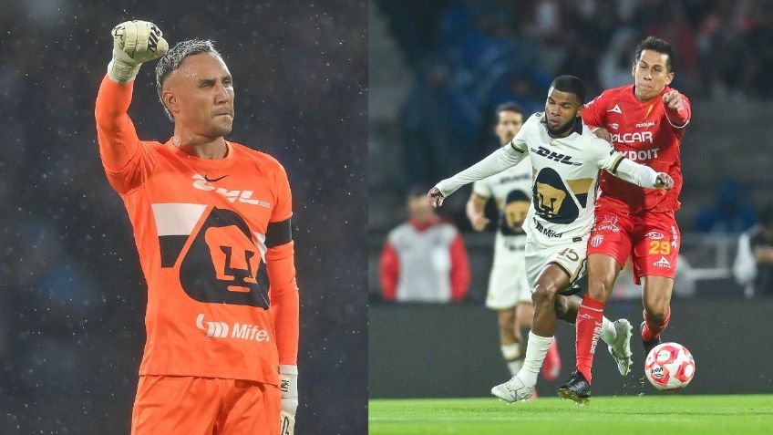 Apertura 2025: Necaxa frustra el debut de Keylor Navas en CU y rescata el empate ante Pumas