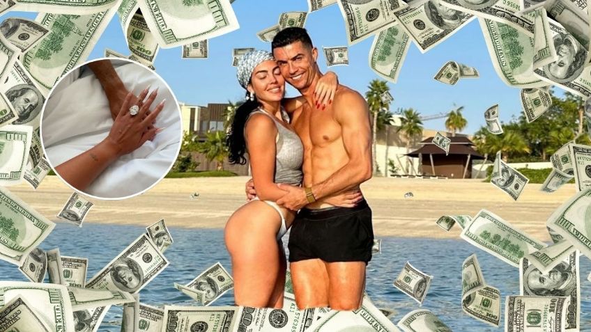 Cristiano Ronaldo y Georgina Rodríguez llevan su amor al altar; ¿A cuánto asciende su fortuna?