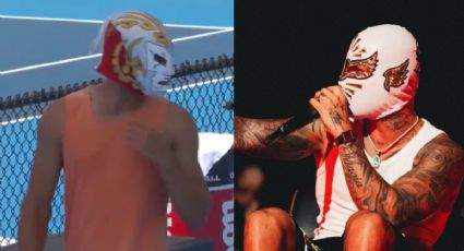Maluma y Carlos Alcaraz sorprenden al utilizar máscaras de Místico y  Dr. Wagner Jr.