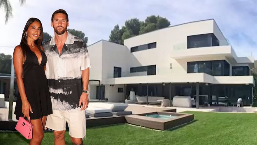 La lujosa mansión de Messi y Antonela en Barcelona: vistas al mar, piscina y cancha de pádel | VIDEO