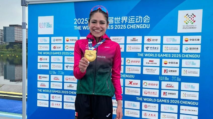 ¡Orgullo Mexicano! Anahí Álvarez conquista la medalla de oro en duatlón en los World Games 2025