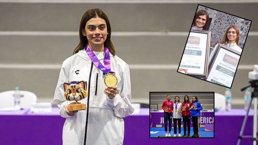 Asunción 2025: ¡Orgullo Mexicano! Zaira Salgado, medalla de oro en taekwondo, heredó talento materno