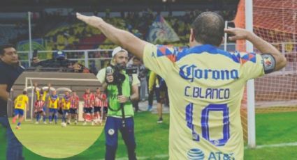 Cuauhtémoc Blanco marca GOLAZO de tiro libre a lo Panenka en Clásico de Leyendas | VIDEO
