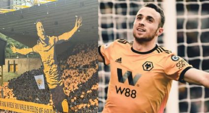 Wolverhampton rindió homenaje a Diogo Jota con espectacular tifo; su familia estuvo presente