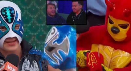 La Casa de los Famosos: Atlantis Jr. y Kemalito regalan sus máscaras a Abelito y Aldo | VIDEO