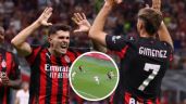 Foto ilustrativa de la nota titulada: Copa Italia: Santiago Gimenez se luce con asistencia en el triunfo del Milan ante Bari | VIDEO