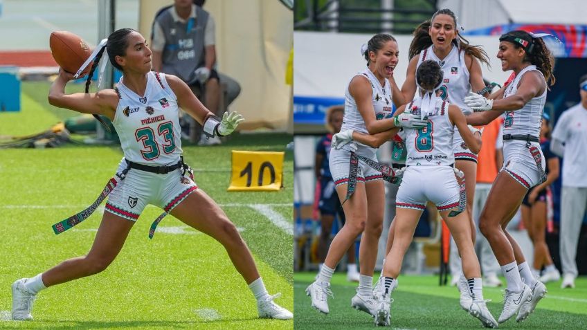 ¡Bicampeonas! México gana la medalla de oro en flag football ante EU en los World Games 2025
