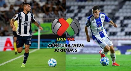 Apertura 2025: Pachuca y Monterrey, líderes de la Liga MX tras el cierre de la Jornada 5