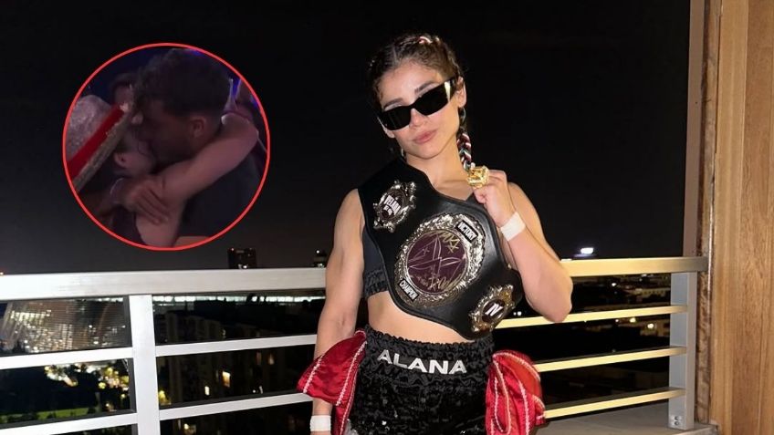 Supernova: Alana Flores besa a Sebastián Cáceres tras ganar su cuarto título de boxeo | VIDEO