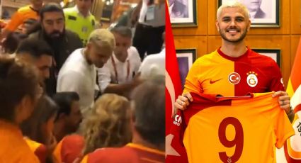 ¡Nuevo escándalo! Mauro Icardi agredió a fan del Galatasaray con un cabezazo | VIDEO