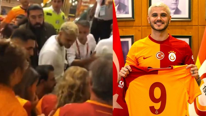¡Nuevo escándalo! Mauro Icardi agredió a fan del Galatasaray con un cabezazo | VIDEO