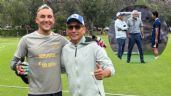 Foto ilustrativa de la nota titulada: Jorge Campos se reunió con Keylor Navas y JJ Macías en su visita a Pumas | FOTOS