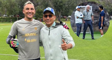 Jorge Campos se reunió con Keylor Navas y JJ Macías en su visita a Pumas | FOTOS