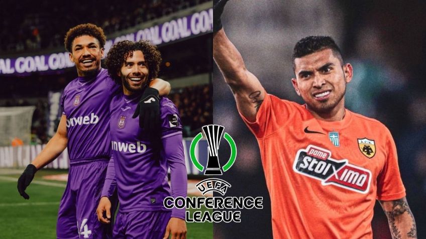 UEFA Conference League: Chino Huerta y Orbelín Pineda empatan en la ida entre Anderlecht y AEK