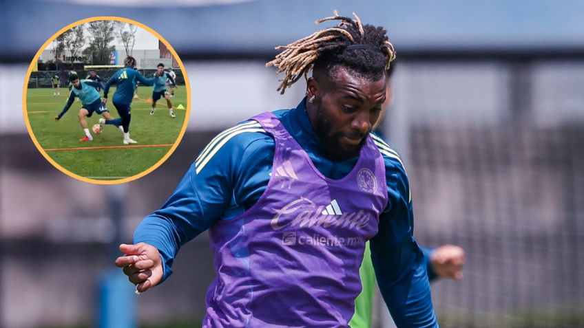 Allan Saint-Maximin muestra su magia ante Néstor Araujo en entrenamiento del América | VIDEO