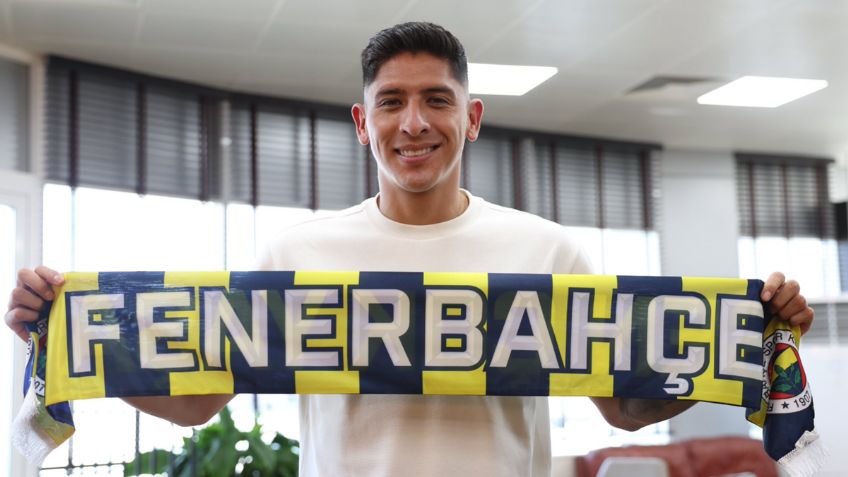 Edson Álvarez ya presume los colores del Fenerbahce; llegó a Turquía con su familia | FOTOS