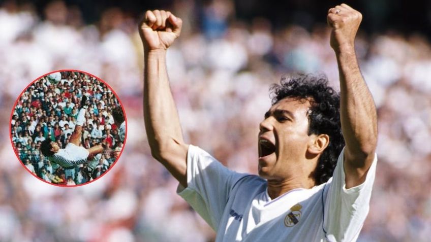 ¿Cuántos goles de chilena y tijera anotó Hugo Sánchez con el Real Madrid?