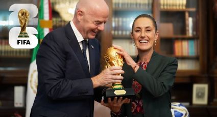 Mundial 2026: Claudia Sheinbaum recibió a Gianni Infantino y la Copa del Mundo | FOTOS