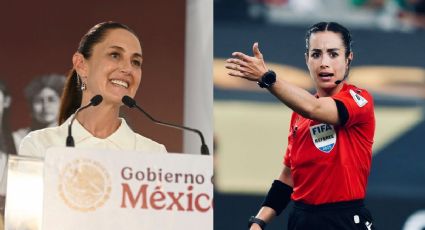 Claudia Sheinbaum se solidariza con la árbitra Katia Itzel García tras amenazas