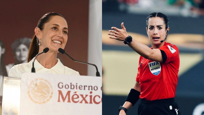 Claudia Sheinbaum se solidariza con la árbitra Katia Itzel García tras amenazas