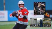Foto ilustrativa de la nota titulada: NFL: Así es la estatua de bronce de Tom Brady que honra su legado en el estadio de los Patriots
