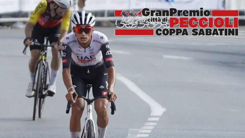 Isaac del Toro liga su tercer triunfo al hilo en Italia en la Coppa Sabatini 2025 | VIDEO