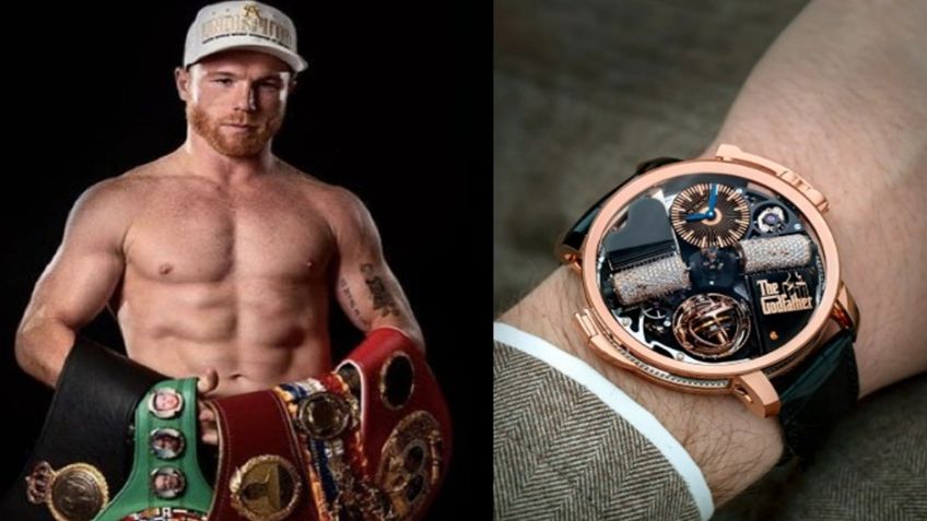 Canelo Álvarez y su reloj "The Godfather": Así es el millonario accesorio que presume ante Crawford