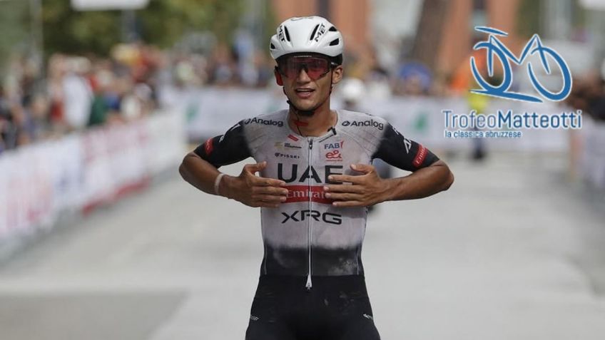 Isaac del Toro vuelve a brillar en Italia; así ganó el Trofeo Matteotti en Pescara | VIDEO