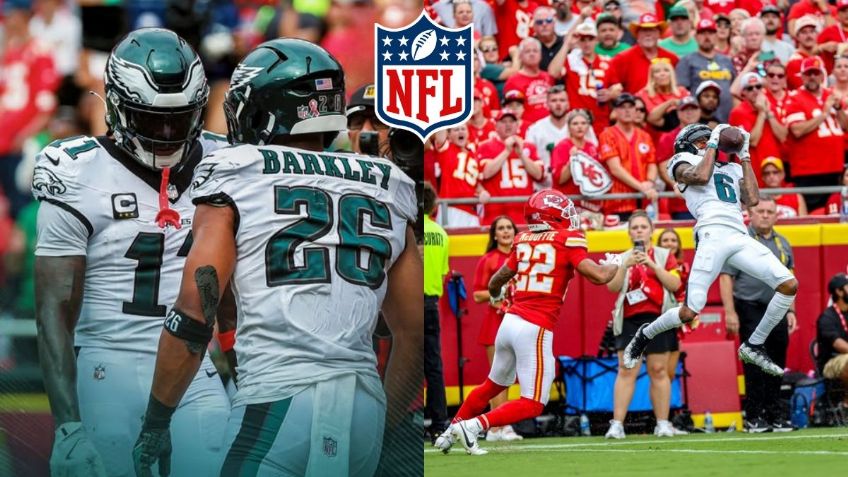 NFL 2025: Philadelphia Eagles derrotan a Kansas City Chiefs, a domicilio, con histórico 20-17
