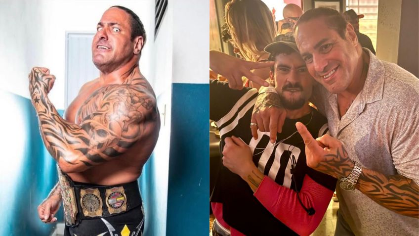 El Mesías, luchador de AAA, aparece por sorpresa en la residencia de Bad Bunny | VIDEO