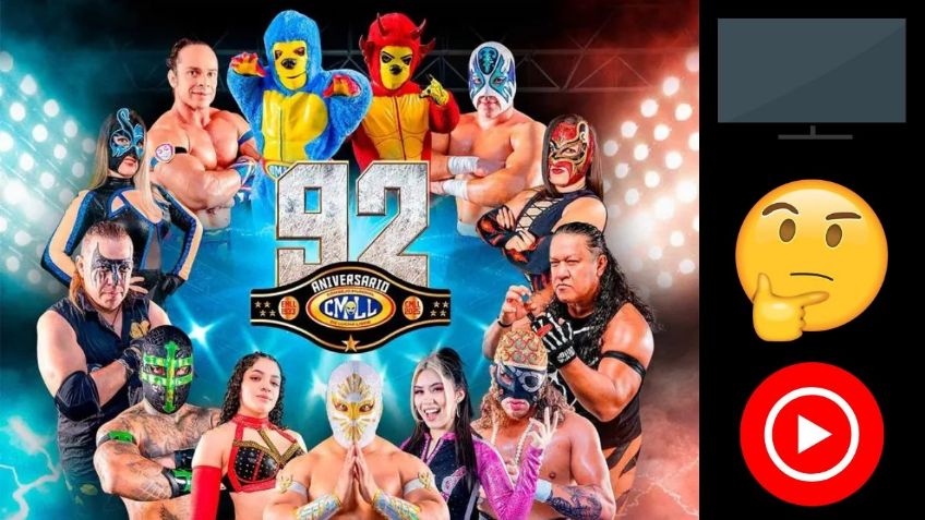 ¿Dónde ver el 92 Aniversario del CMLL? | Cartelera, fecha, horario y canal de transmisión