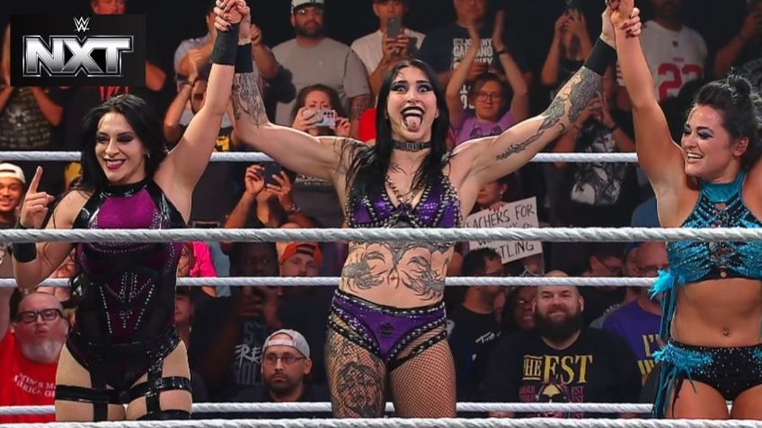 Stephanie Vaquer brilló en NXT Homecoming, al lado de Rhea Ripley y Lyra Valkyria