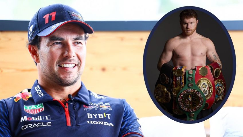 Checo Pérez respalda a Canelo Álvarez: "debemos disfrutar el tiempo que le quede"