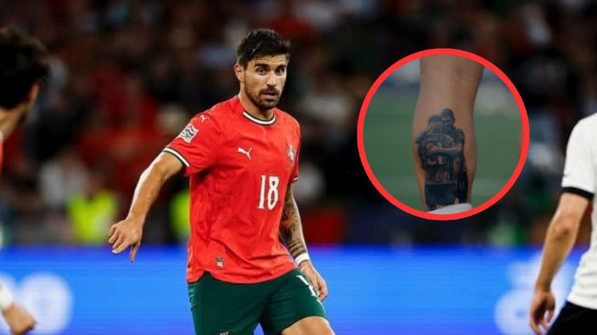 Rúben Neves se hizo un emotivo tatuaje en honor a Diogo Jota | VIDEO
