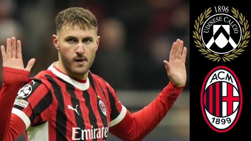 "¡Estuvo cerca! Así fue la falla de Santiago Giménez ante el Udinese; el Milan goleó | VIDEO