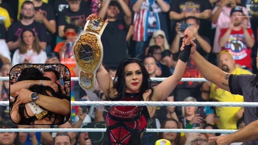 WWE Wrestlepalooza 2025: Stephanie Vaquer ganó el título Mundial Femenino; asi festejó con su papá