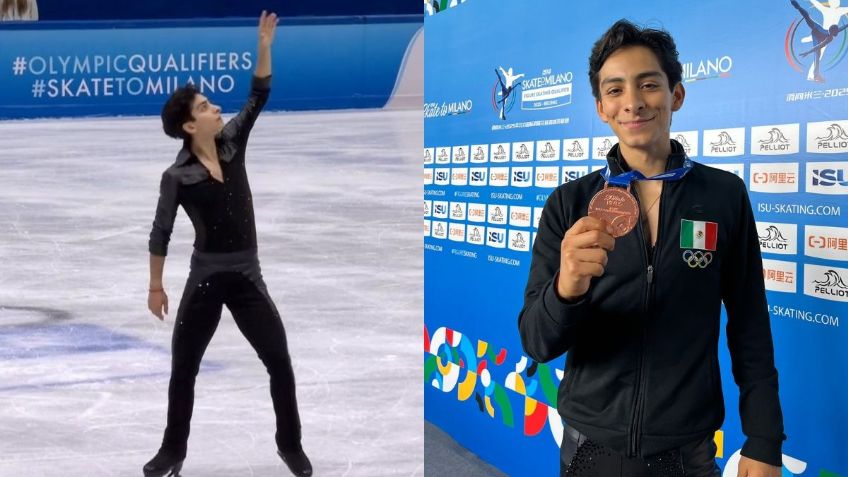 Donovan Carrillo gana bronce en Beijing 2025 y clasifica a los Juegos Olímpicos de Invierno 2026