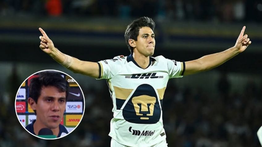 JJ Macías, al borde del llanto tras marcar su segundo gol con Pumas: "Estoy de vuelta"